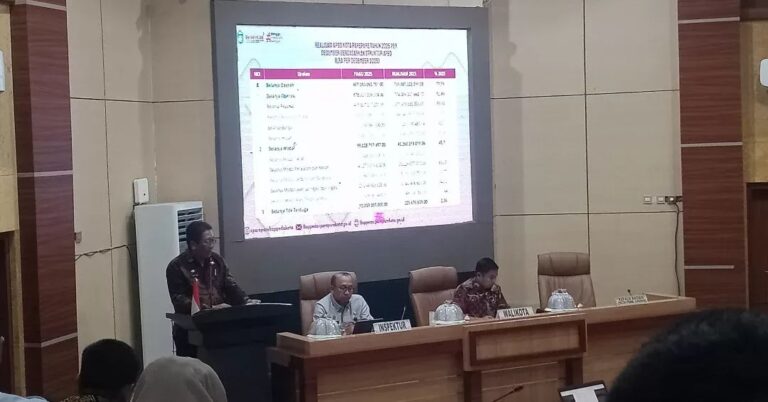 Bacukiki Barat Tertinggi Capaian Kinerja di Monev Pembangunan Triwulan IV, Wali Kota Siapkan Reward Bagi OPD Terbaik