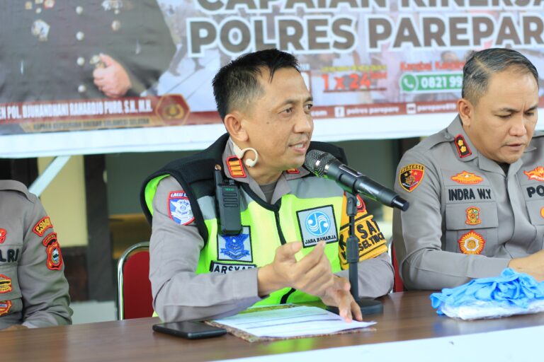Puluhan Kendaraan Terjaring Operasi KRYD Di Parepare, Kasat Lantas : Ini Adalah Operasi Cipta Kondisi