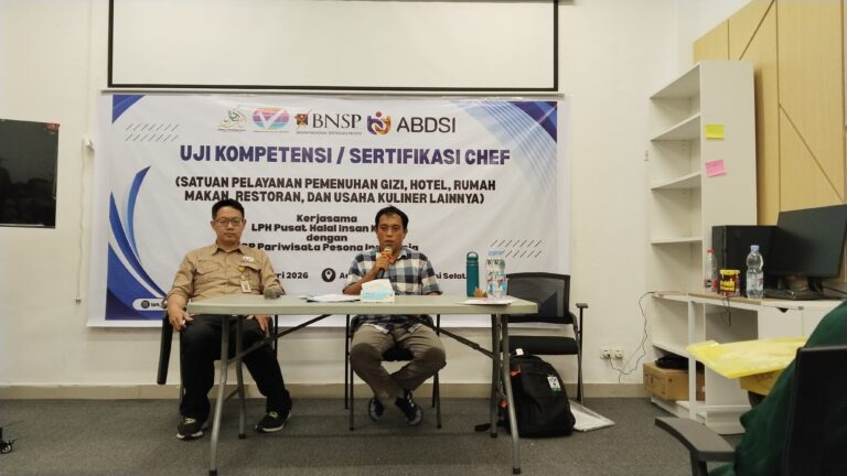 Gelar Pelatihan Chef, LPH Insan Kamil Hadirkan Asesor LSP untuk Ukom