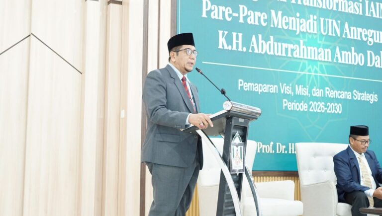 Prof. Andi Aderus Ingin Wujudkan IAIN Parepare Menuju Perguruan Tinggi Rujukan Internasional