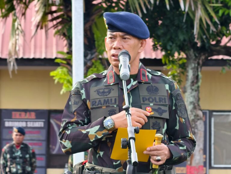 Brimob Sulsel Gelar Upacara Hari Kesadaran Nasional