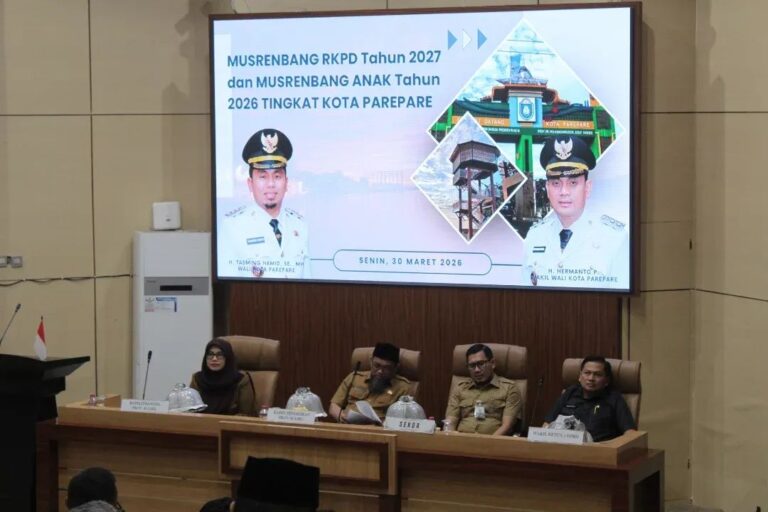 Musrenbang RKPD Dirangkai Musrenbang Anak Parepare, Fase Penting Pastikan Capaian Visi Kota Terbaik, Sejahtera dan Maju