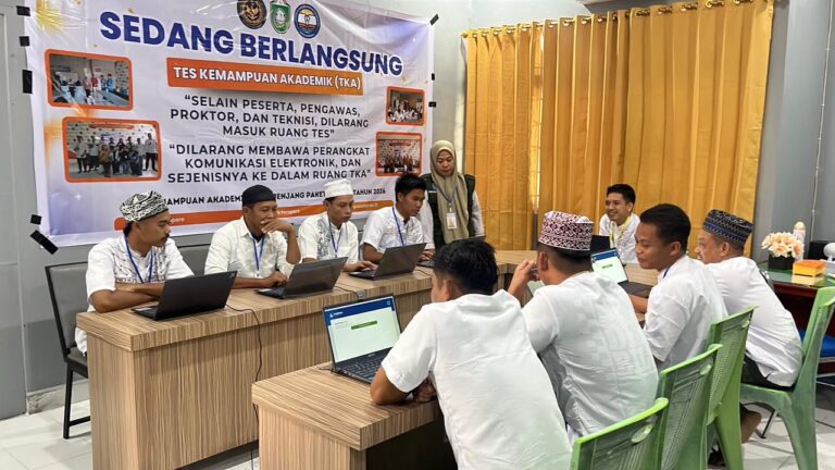 Warga Binaan Lapas Parepare Ikuti Simulasi Tes Kemampuan Akademik (TKA) Secara Online