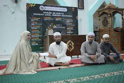 KP Asmaul Husna Serahkan Sumbangan Pembebasan Lahan Ponpes Ar-Rasyid