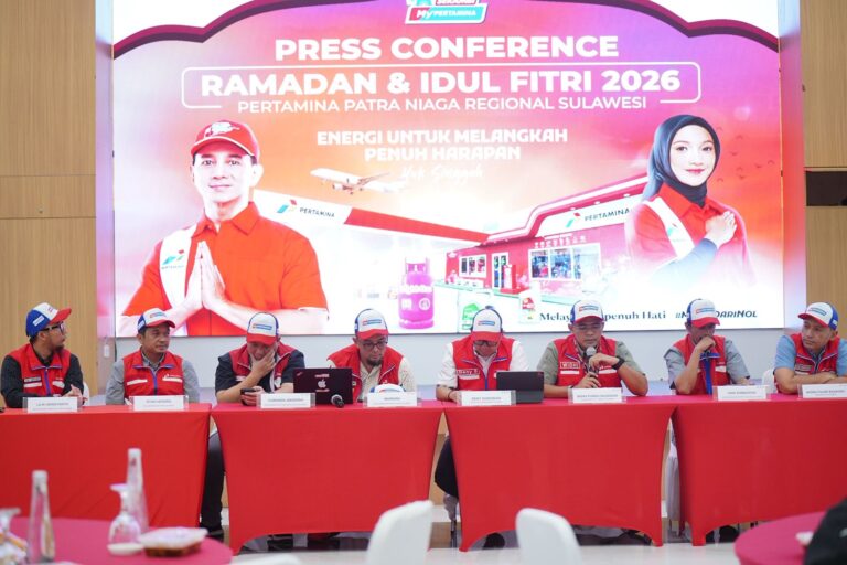 Pertamina Patra Niaga Regional Sulawesi Gelar Konferensi Pers Kesiapan Energi Jelang Idul Fitri 1447 H