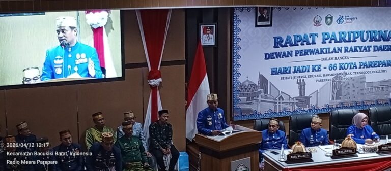 Berbekal Peringkat 6 Nasional Parepare Diproyeksikan Gubernur Sulsel Jadi Percontohan Gerakan Indonesia Asri