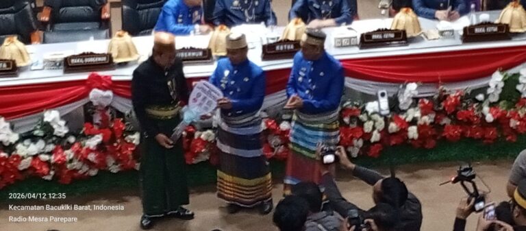 Gubernur Sulsel Ingin Jadikan Parepare Daerah Penghubung (Hub) di wilayah sulawesi selatan.