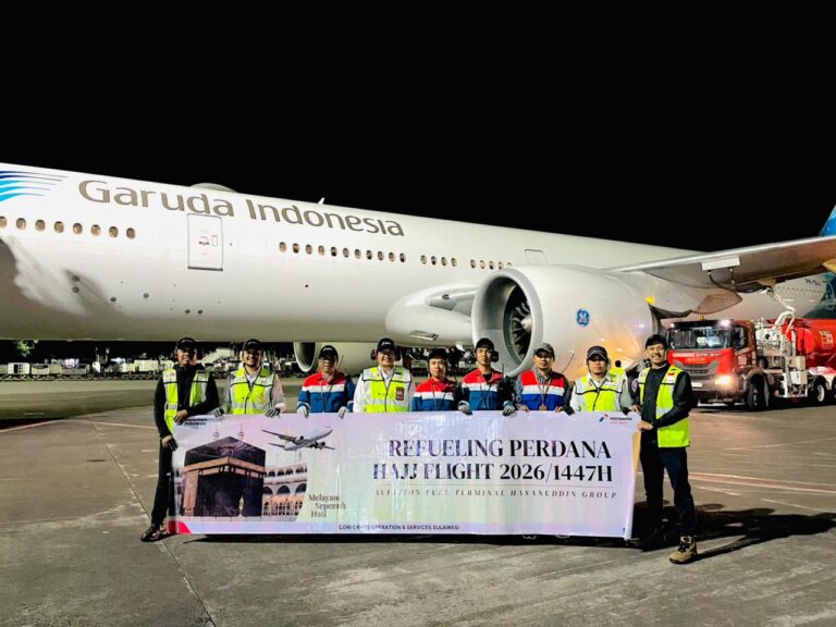 Pertamina Patra Niaga Regional Sulawesi *Siapkan Dukungan Avtur untuk Penerbangan Haji 2026 Melalui AFT Hasanuddin