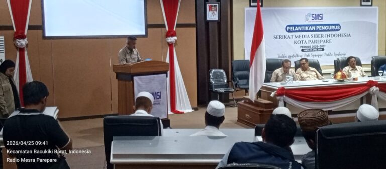 Dilantik di Ruang Paripurna DPRD, SMSI Parepare Siap Jaga Marwah Media Siber dan Bersinergi dengan Pemerintah