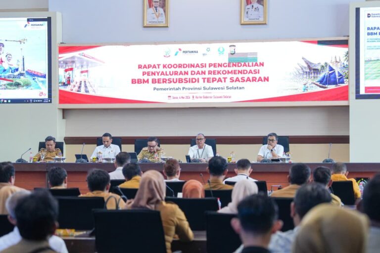 Pertamina Patra Niaga Regional Sulawesi Dukung Penguatan Pengawasan BBM Subsidi melalui Rapat Koordinasi Pemprov Sulsel