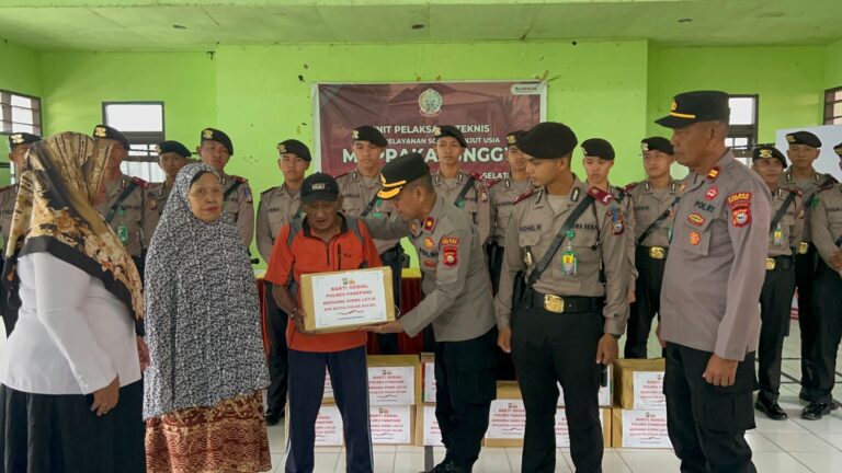 Bentuk Karakter Humanis, Polres Parepare Gelar Bakti Sosial dan Anjangsana Bersama Siswa Latja SPN Batua