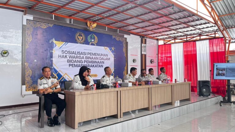 Bidang Pembimbingan Kemasyarakatan Kanwil Ditjenpas Sulsel Gelar Sosialisasi Pemenuhan Hak WBP di Lapas Parepare