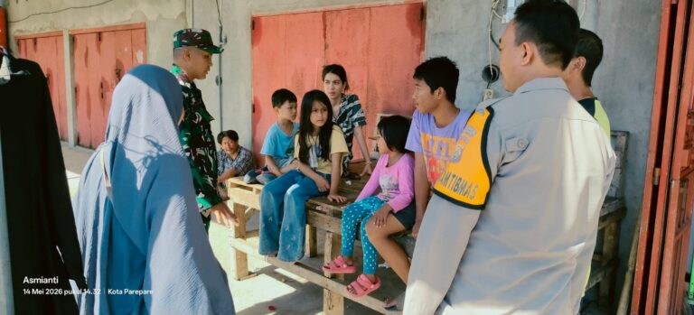 Merespon Panggilan 110, Tiga Pilar Kelurahan Lompoe Berhasil Damaikan Perselisihan Warga di Timurama Parepare