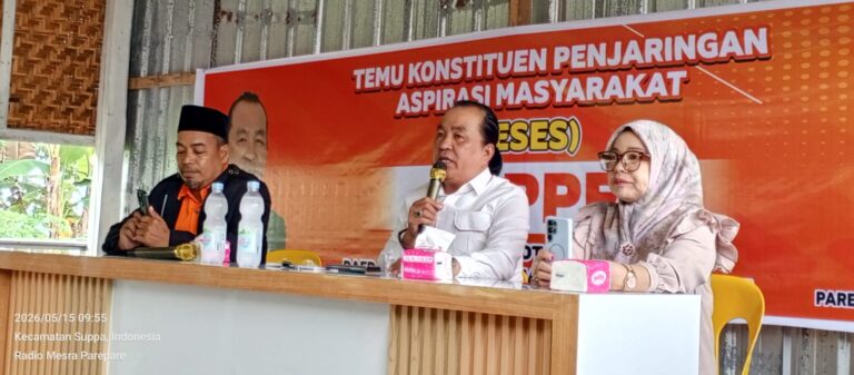 Reses di Tonrangeng, Sappe Tekankan Fungsi Pengawasan dan Kawal Program “Rastra” Gratis