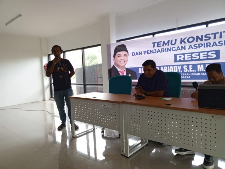 Ubah Format Reses, Anggota DPRD Komisi III Achmad Ariady Janji Evaluasi Usai Lebaran