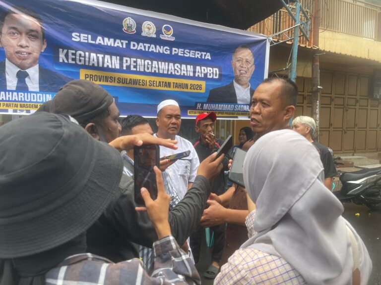 Kawal APBD Sulsel, Legislator Nasdem Sadar Gelar Pengawasan di Labukkang Parepare