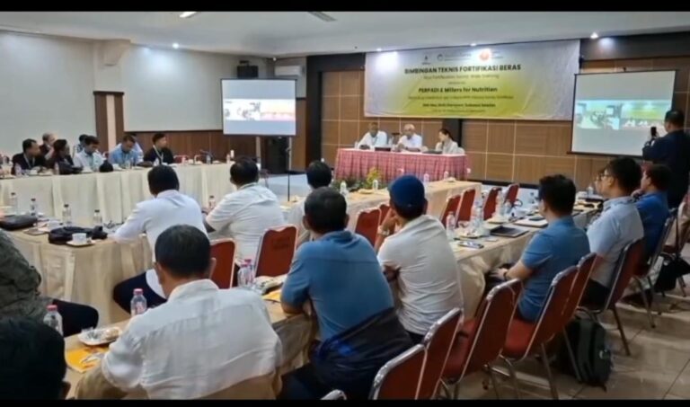 Tekan Angka Stunting, Perpardi dan Technoserve Gelar Bimtek Fortifikasi Beras di Parepare