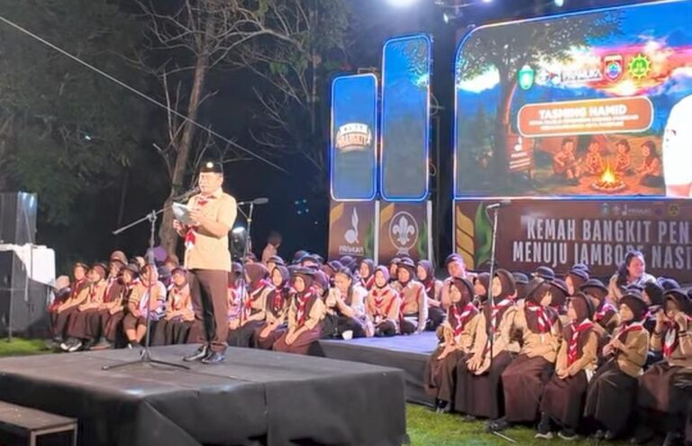 Gelar Kemah Penggalang Tanpa Anggaran Khusus, Kwarcab Pramuka Parepare Buktikan Modal ‘Nekat’ Karena Cinta