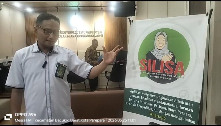 Permudah Masyarakat, Pengadilan Agama Parepare Gandeng Pemkot dan Hadirkan Layanan Digital di MPP
