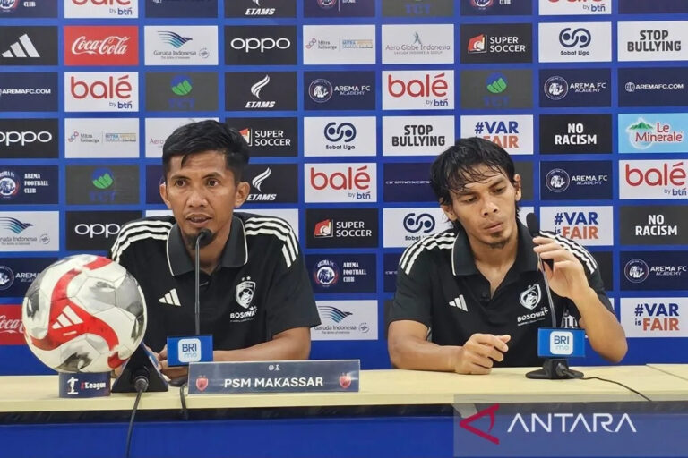 PSM Makassar Takluk 0-3 dari Arema FC, Ahmad Amiruddin Minta Maaf ke Suporter