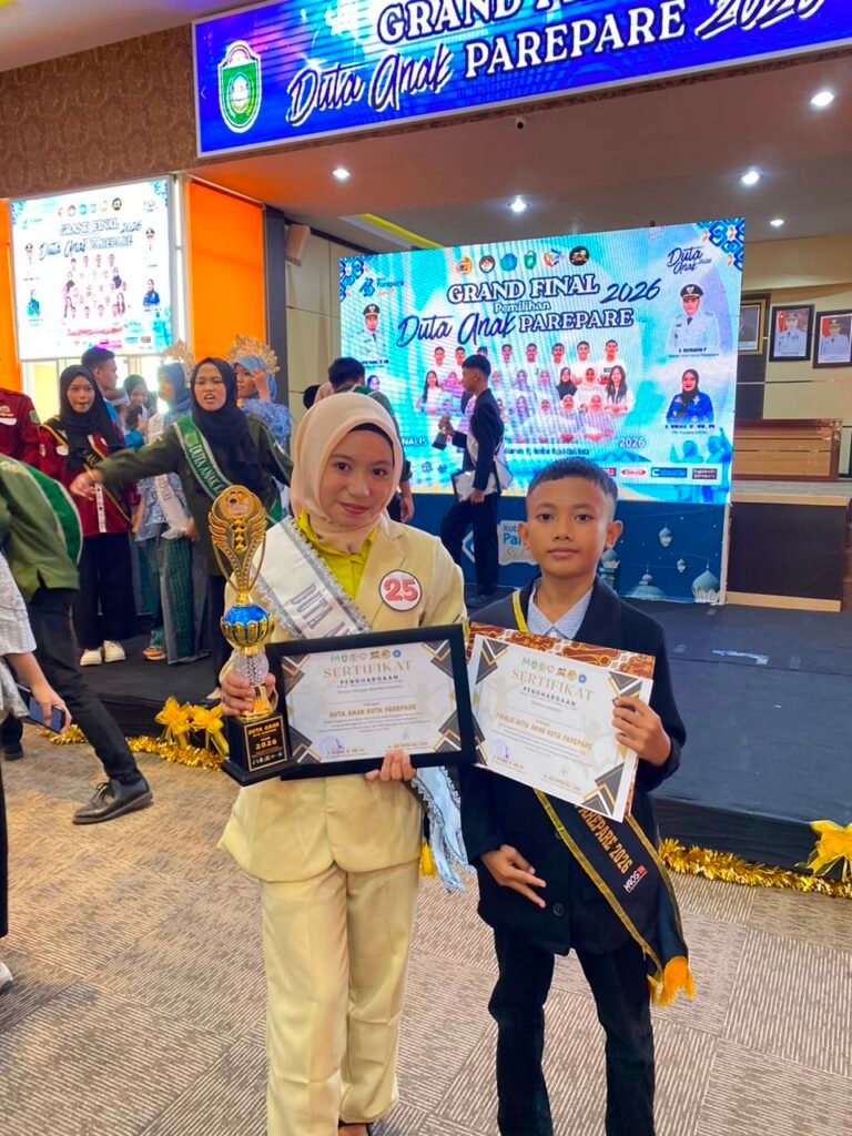 Lalui Seleksi Ketat, Siswa SMP 5 Terpilih Sebagai Duta Anak Parepare Tahun 2026