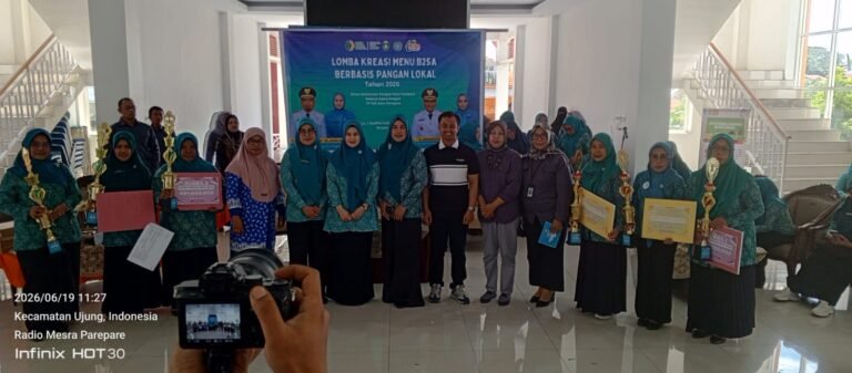 Gandeng TP PKK, Dinas Ketapang Parepare Gelar Lomba Kreasi Menu B2SA di Auditorium BJ Habibie