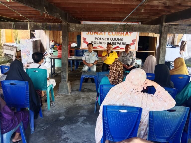 Jumat Curhat Polsek Ujung Jadi Ruang Dialog Warga Lapadde, Berbagai Persoalan Kamtibmas Mengemuka