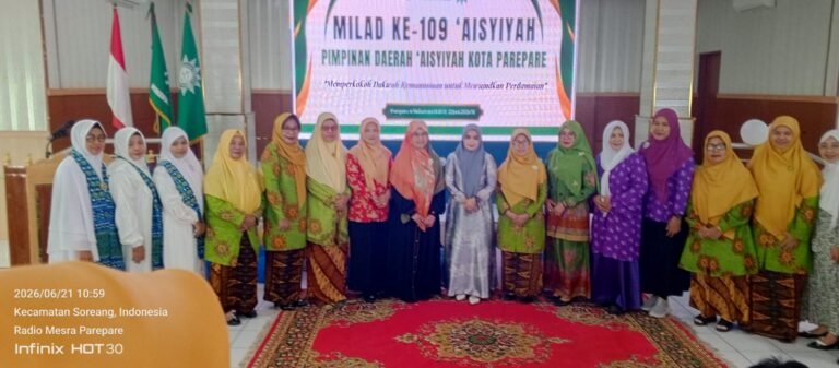 Berlangsung Semarak dan Minim Seremonial, PDA Parepare Rayakan Milad ke-108 Aisyiyah dengan Segudang Inovasi