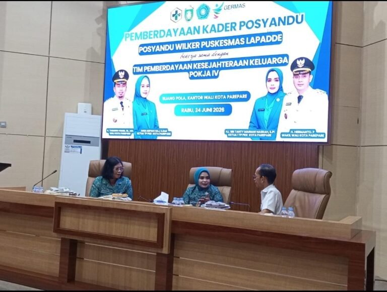 Terapkan Integrasi Layanan Primer, Pokja PKK Parepare Dorong Peningkatan Kompetensi Kader Posyandu