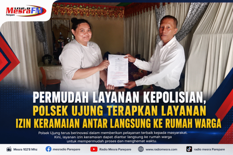 Permudah Layanan Kepolisian, Polsek Ujung Terapkan Layanan Izin Keramaian Antar Langsung ke Rumah Warga