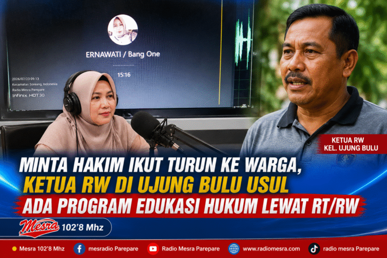 Minta Hakim Ikut Turun ke Warga, Ketua RW di Ujung Bulu Usul Ada Program Edukasi Hukum Lewat RT/RW