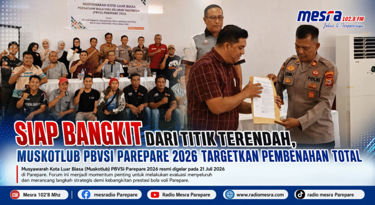 Siap Bangkit dari Titik Terendah, Muskotlub PBVSI Parepare 2026 Targetkan Pembenahan Total
