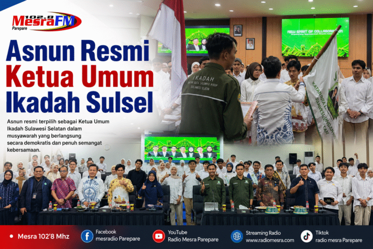 Asnun Resmi Ketua Umum Ikadah Sulsel