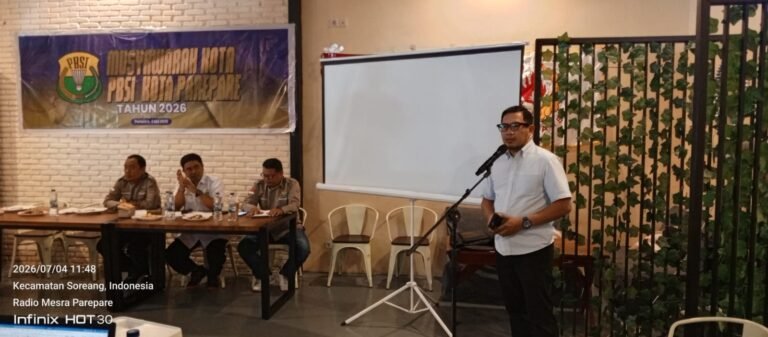 Amarun Agung Hamka Resmi Nakhodai PBSI Parepare 2026-2030, Fokus Perkuat Sinergi dan Persiapan PORPROV