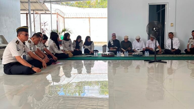 Lapas Parepare Panjatkan Doa Syukur atas Selesainya Renovasi Klinik Pratama