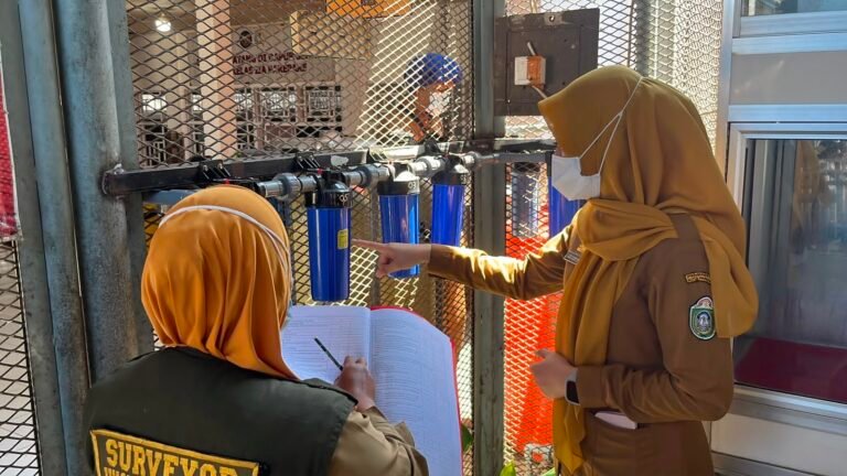 Dinas Kesehatan Parepare dan Puskesmas Lompoe Lakukan Penilaian Higiene Sanitasi Dapur dan Depot Air Lapas Parepare