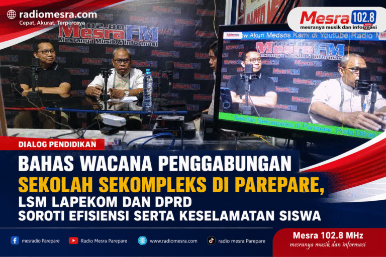 Bahas Wacana Penggabungan Sekolah Sekompleks di Parepare, LSM Lapekom dan DPRD Soroti Efisiensi serta Keselamatan Siswa