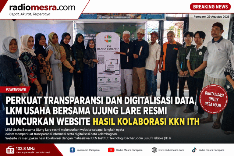 Perkuat Transparansi dan Digitalisasi Data, LKM Usaha Bersama Ujung Lare Resmi Luncurkan Website Hasil Kolaborasi KKN ITH