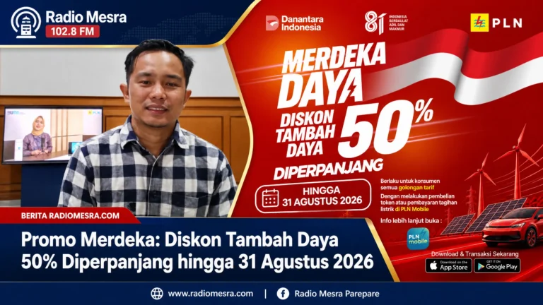 Sambut HUT ke-81 RI, PLN Hadirkan Promo Diskon Tambah Daya 50 Persen Lewat PLN Mobile