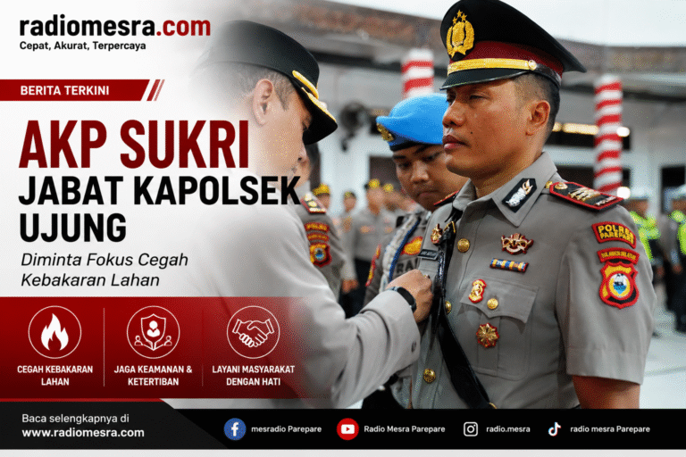AKP Sukri Jabat Kapolsek Ujung, Diminta Fokus Cegah Kebakaran Lahan