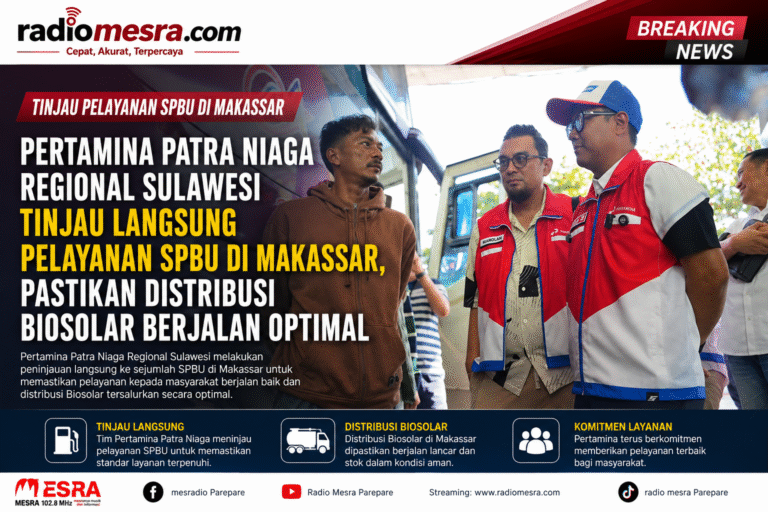 Pertamina Patra Niaga Regional Sulawesi Tinjau Langsung Pelayanan SPBU di Makassar, Pastikan Distribusi Biosolar Berjalan Optimal