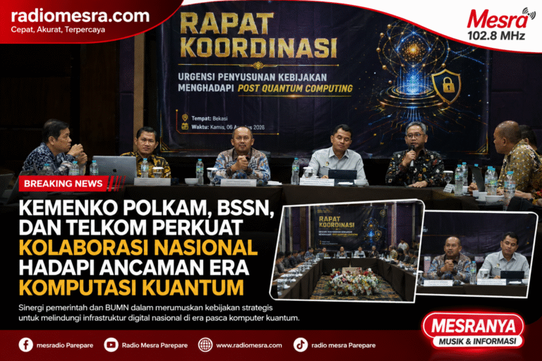Kemenko Polkam, BSSN, dan Telkom Perkuat Kolaborasi Nasional Hadapi Ancaman Era Komputasi Kuantum
