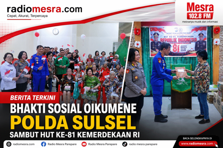 Bhakti Sosial Oikumene Polda Sulsel Sambut HUT ke-81 Kemerdekaan RI*