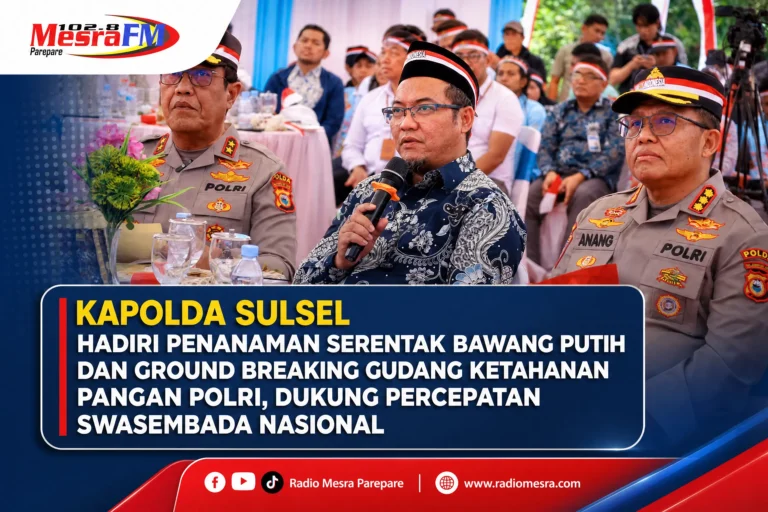 Kapolda Sulsel Hadiri Penanaman Serentak Bawang Putih dan Ground Breaking Gudang Ketahanan Pangan Polri, Dukung Percepatan Swasembada Nasional