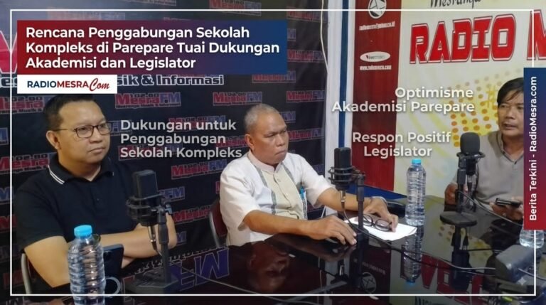 Rencana Penggabungan Sekolah Kompleks di Parepare Tuai Dukungan Akademisi dan Legislator**