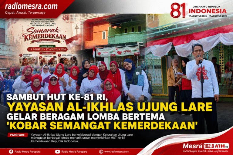 Sambut HUT ke-81 RI, Yayasan Al-Ikhlas Ujung Lare Gelar Beragam Lomba Bertema ‘Kobar Semangat Kemerdekaan
