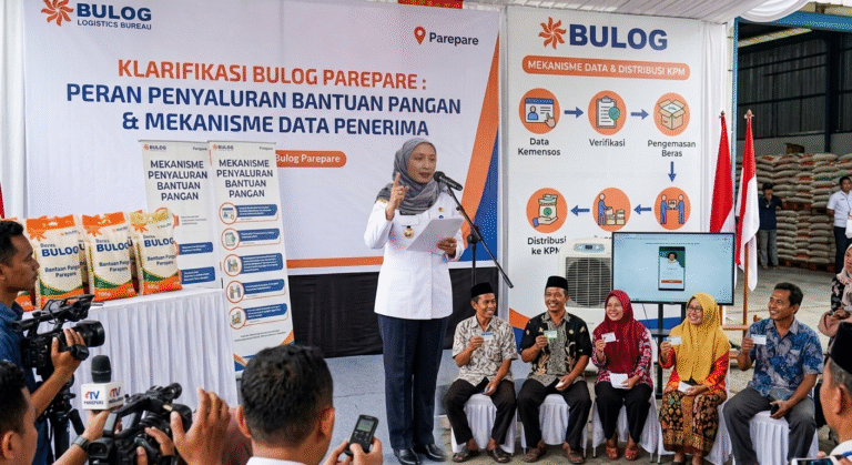 Bulog Parepare Klarifikasi Peran Penyaluran Bantuan Pangan dan Mekanisme Data Penerima
