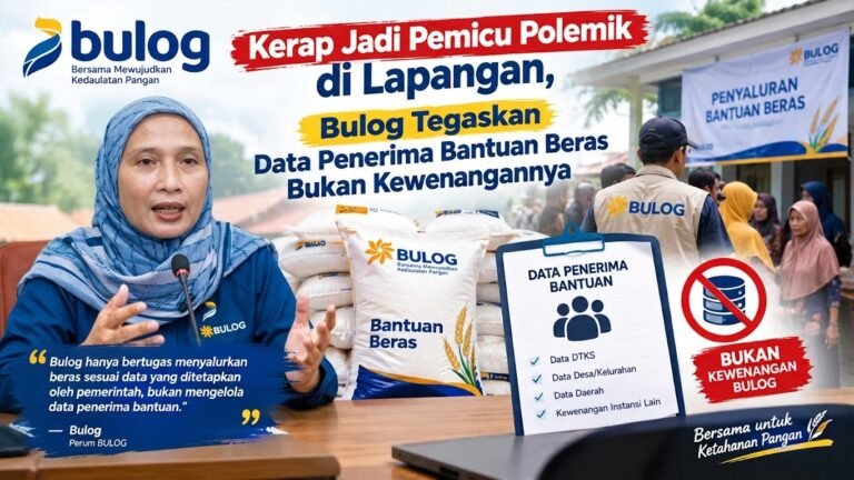 Kerap Jadi Pemicu Polemik di Lapangan, Bulog Tegaskan Data Penerima Bantuan Beras Bukan Kewenangannya