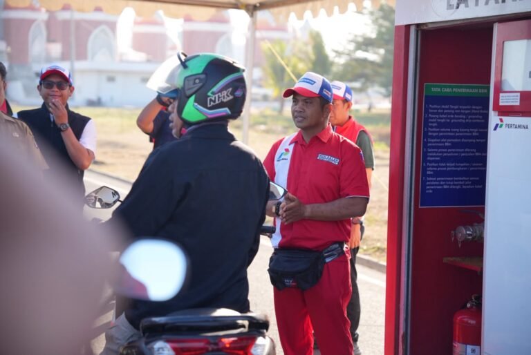 Pertamina Patra Niaga Tambah SPBU Modular di CPI, Antrean BBM Makassar Semakin Landai