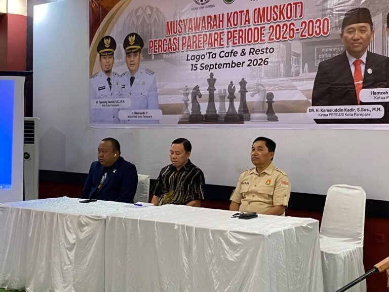 Terpilih Kembali Pimpin Percasi Parepare 2026–2030, Kamaluddin Kadir Tegaskan Muskot Berlangsung Demokratis